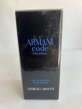 ARMANI CODE COLONIA 1.7oz EDT Spray for Men, 100 AUTHENTIC, SEALED, RARE