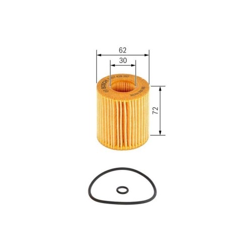 ÖLfilter Bosch 1457429257 FüR Ford Mazda-image