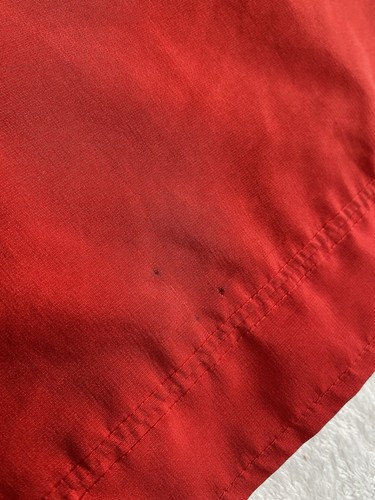 Vintage Nike Red Windbreaker Silver Tag Youth 7 #28 - Picture 7 of 10