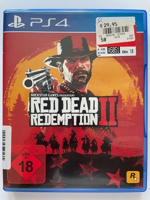 Red Dead Redemption 2 PS4 sehr guter Zustand vollständig gereinigt & getestet