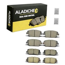8Pcs Front Rear Ceramic Disc Brake Pads Set Compatible with 2009-2015 Hyundai