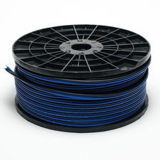 10 METRES OXYGEN FREE COPPER 16 GAUGE BLUE/BLACK SPEAKER WIRE OFC 16 AWG 