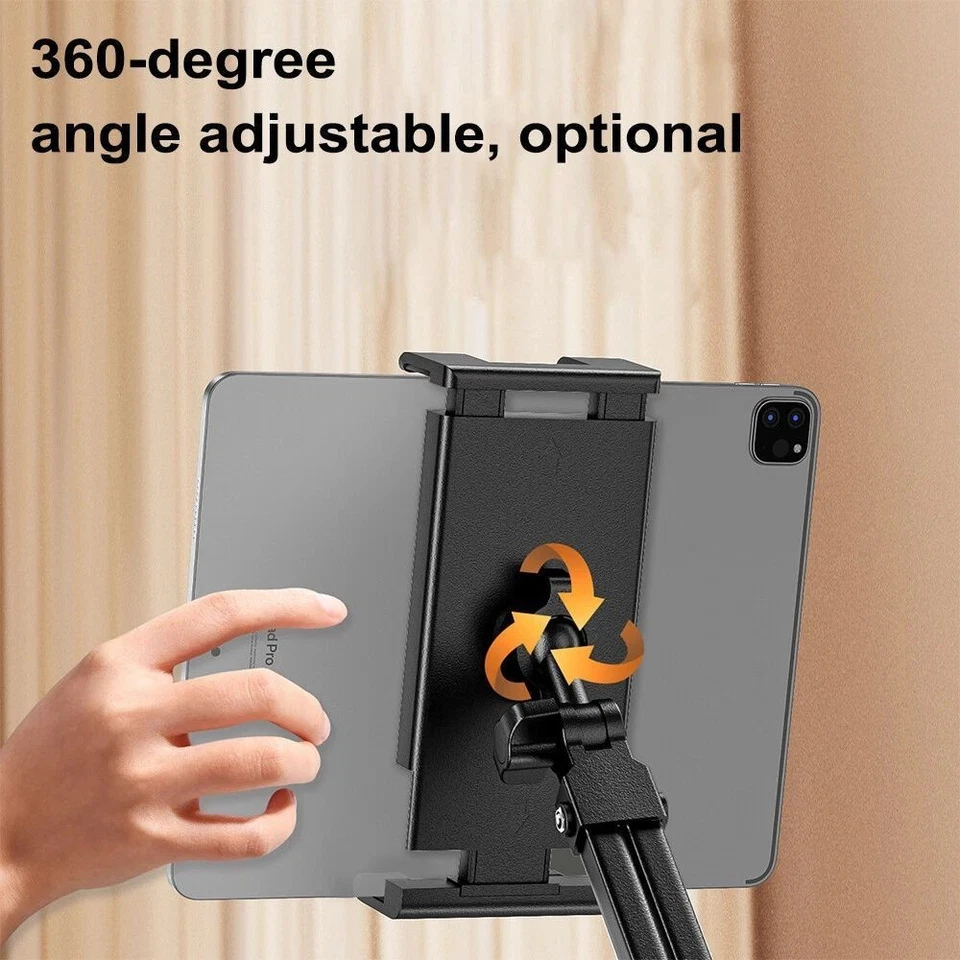 Universal 360° Long Arm Tablet Stand Mount Adjustable Lazy Bed Desk Phone Holder - Image 4 of 4