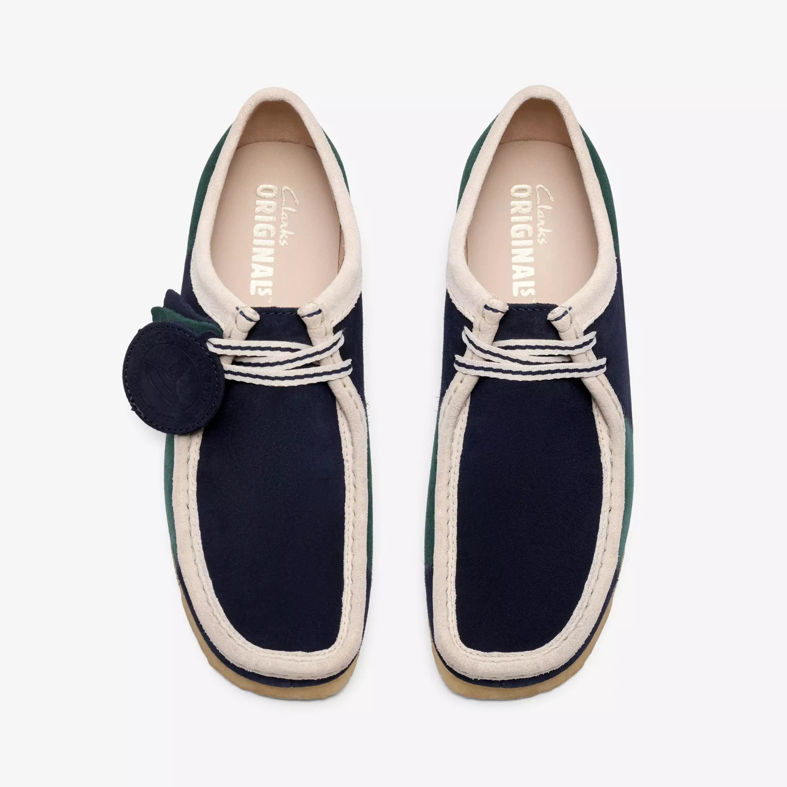 Clarks Originals Men's  Wallabee Blue/Green Stripe 26185545 image 6