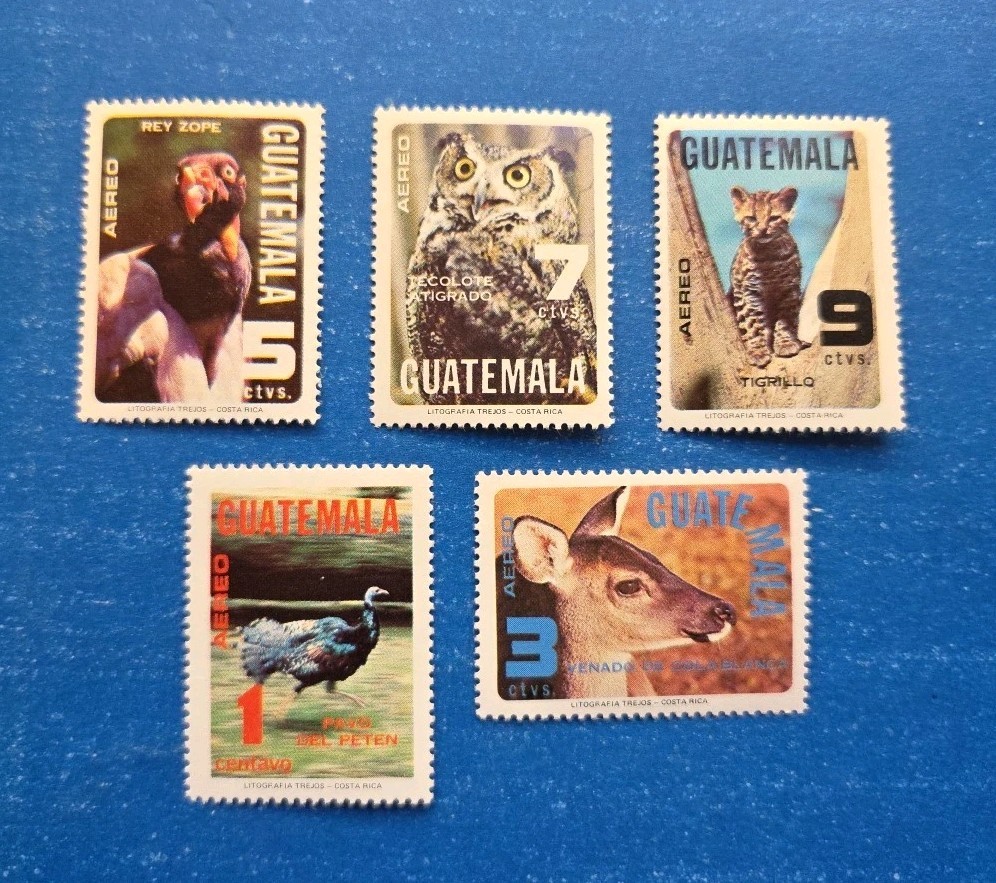 Guatemala Stamps, Scott C675-C679 MNH