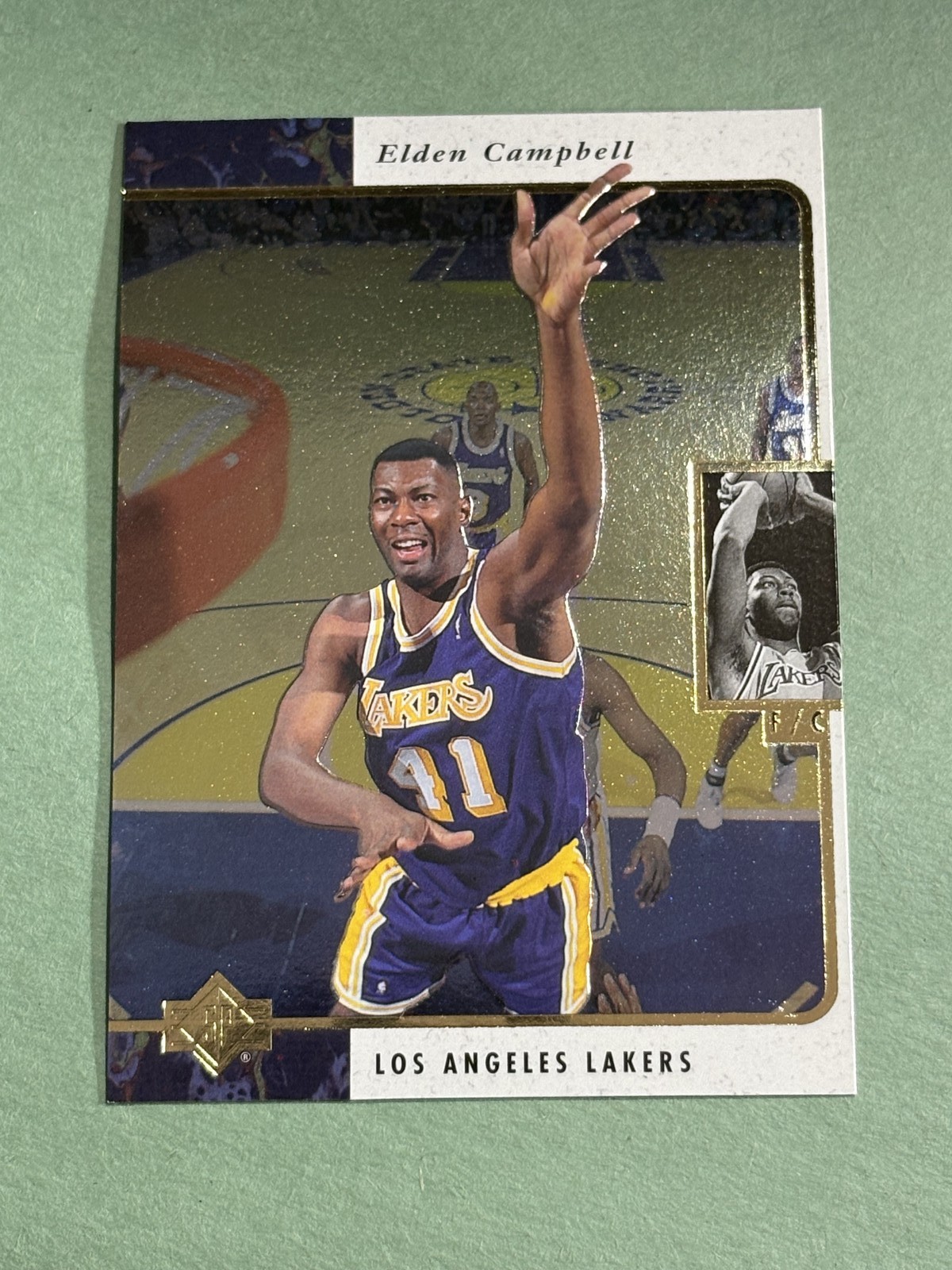Elden Campbell 1995-96 SP Los Angeles Lakers #64 GG922