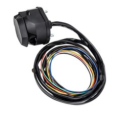  1Pc Professional 1.5m 7 Way Connector Plug Socket 7 Wire Trailer Wiring 7 Pin