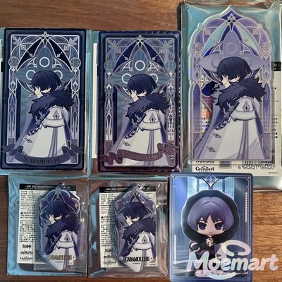Official Genshin Impact Fatui Scaramouche Figure Acrylic Stand Card Badge Set