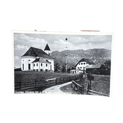 Postkarte AK Marktschellenberg Gasthaus Ettenberg Kirchlein Wilde Kaiserin Ungl.
