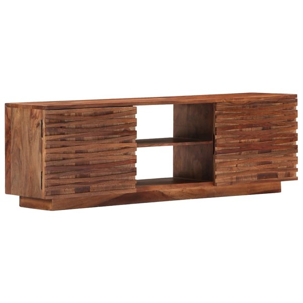 Akazie-Holz Massiv TV Schrank Lowboard Fernsehtisch Fernsehschrank vidaXL-image