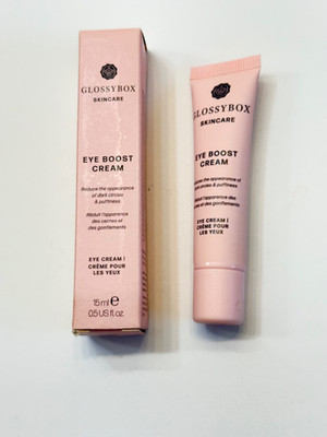 NEW GLOSSYBOX SKINCARE EYE BOOST CREAM~0.5 FL OZ/15ML~FAST FREE SHIPPING