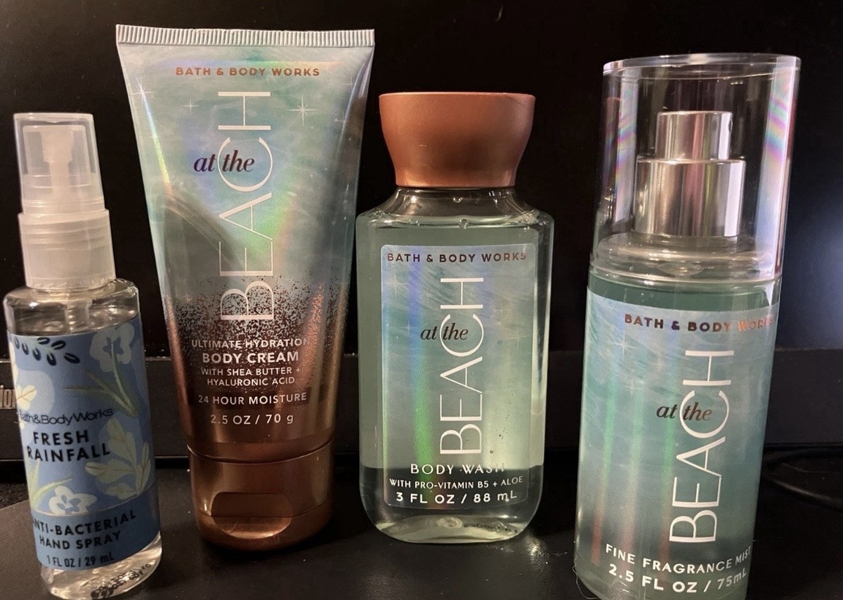 Bath & Body Works (At the Beach) 5-Piece Travel Set with TSA Bath & Body Works (At the Beach) 5-Piece Travel Set with TSA
