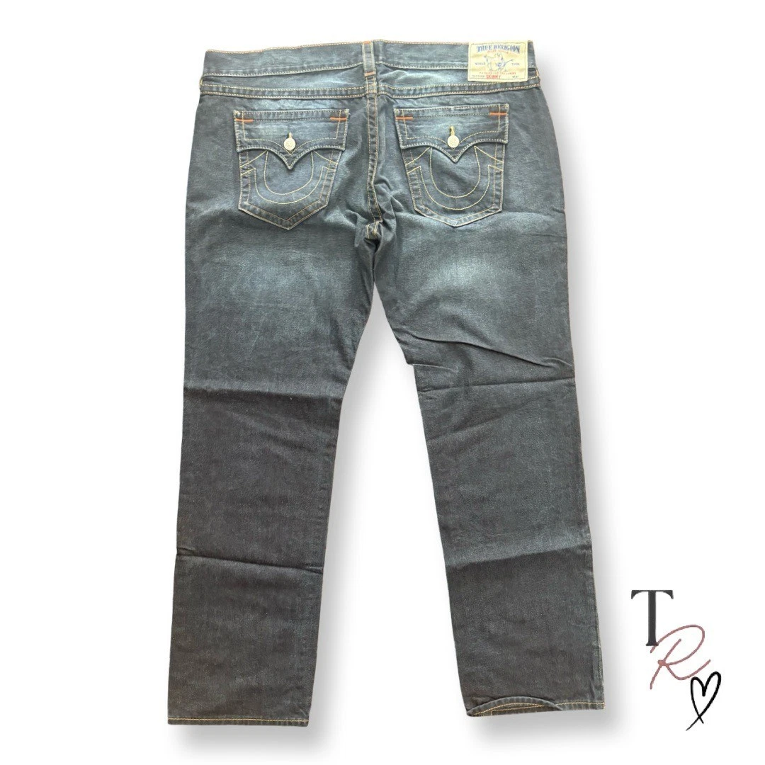 True Religion Regular Size 44 Size Jeans Men's 33 in Inseam for