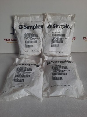 4× Stück Simplex 4098-9788 Beschreibung 2 Draht Sockel mit Fernbedienung LED ...