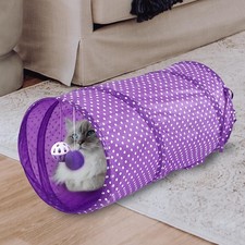 Cat Tunnel Hiding Foldable Lightweight Kitty Tunnel for Dogs Rabbits Rabbit