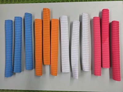 12 x Super Premium Qualität, Cricketschläger Gummigriffe, neues Coil Ring Design 