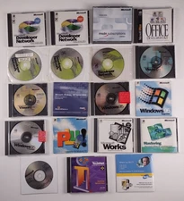 LOT of 25 Microsoft CDs MSDN Library Windows 95 Visual C++ Office Develop + MORE