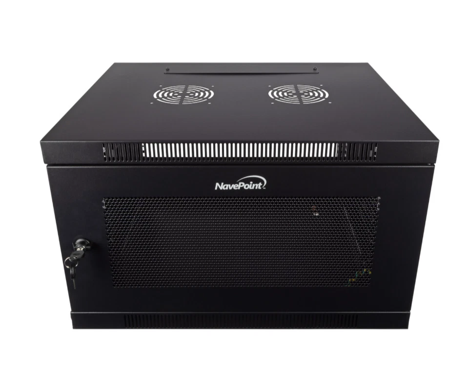 Open Box NavePoint 6U 450mm Depth Perforated Networking Server Cabinet 00301143 - Image 4 of 4