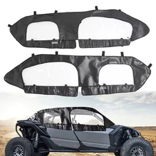 UTV Soft Upper Door Enclosure Set For Can Am Maverick X3 Max Turbo DS RS 2017-25