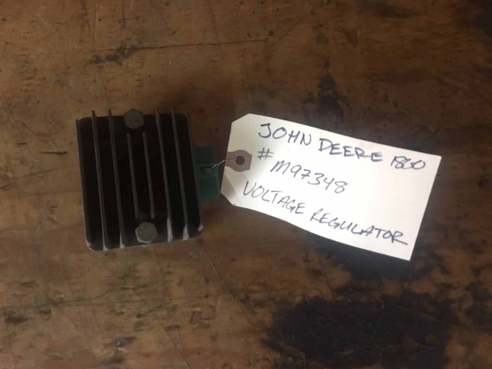 John Deere Voltage Regulator Part#M97348 | eBay