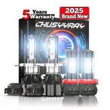 For Honda CRV CR-V 2007-2011 2012 2013 2014 LED Headlight Lights Fog Bulbs 6000K