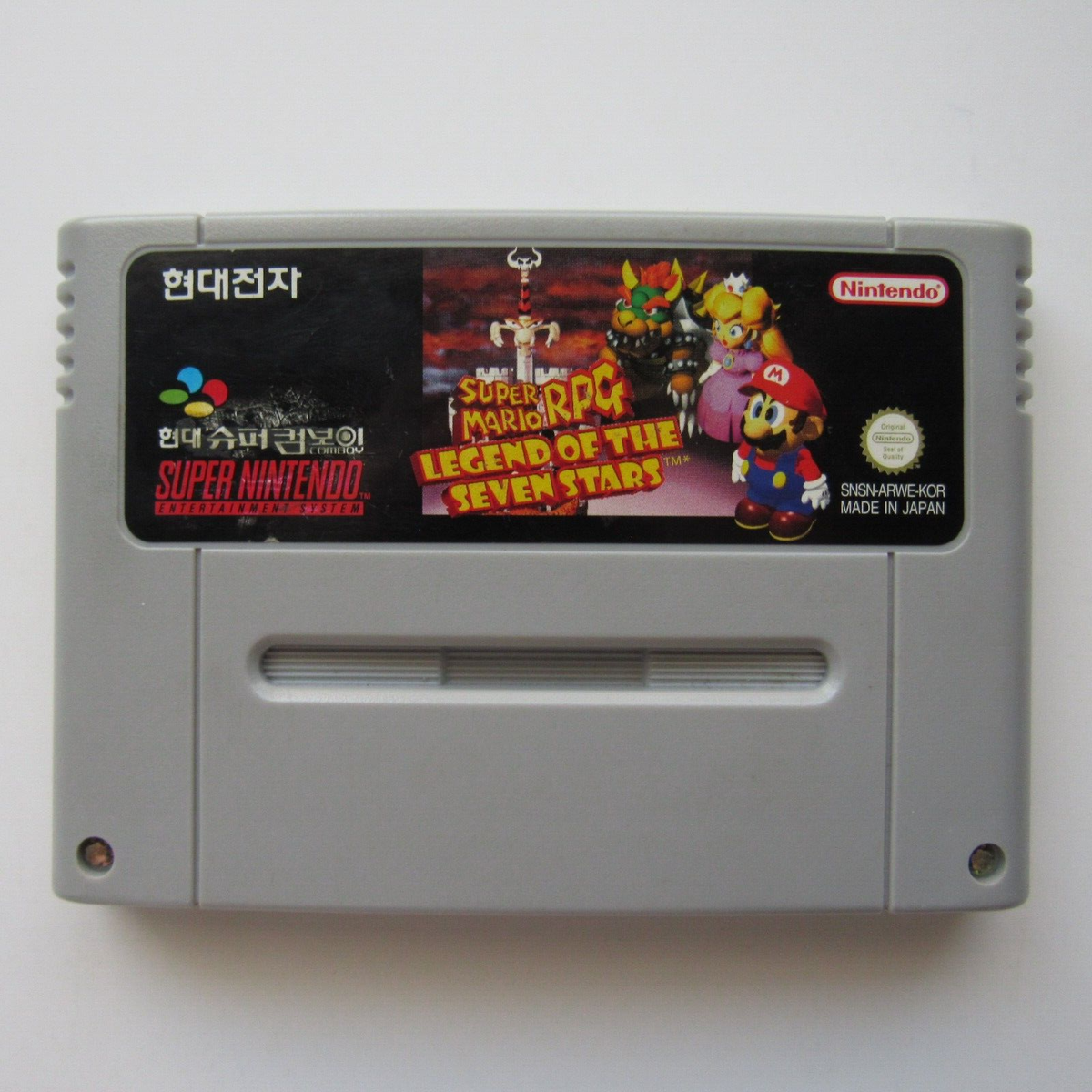 Super Mario RPG Korea Korean Version Hyundai Super Comboy Nintendo