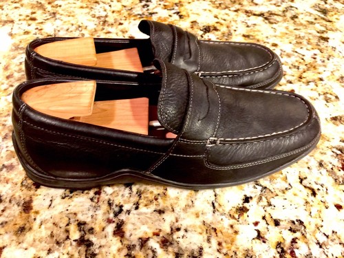 Cole Haan men's black leather slip on Loafers C 06861 9.5 M - Picture 2 of 12