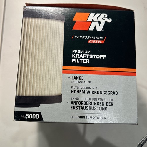 K&N PF-5000 Inline Premium Fuel Filter For Diesel Engines New In Box Free Ship - Picture 3 of 5