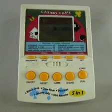 VTG Casino 5-1 Travel Hand-Held Pocket Multi-Game Operated Works w/ batteries