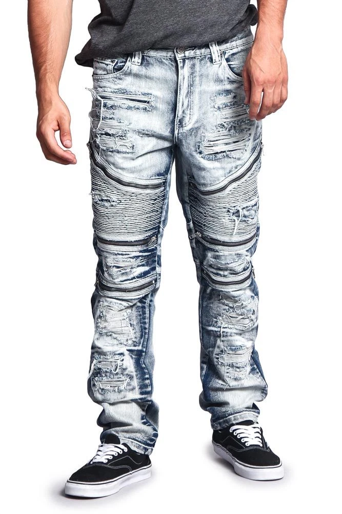 Men's Moto Jeans W-TEC Davosh - inSPORTline