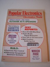 POPULAR ELECTRONICS Magazine, JULY 1972, BRITISH RADARS, OUTDOOR HI-FI SPEAKERS!
