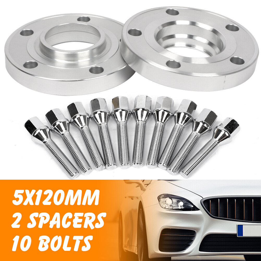 2X 20mm 5x120 PCD Wheel Spacers Hubcentric Kit For BMW E46 E60 E61 E90