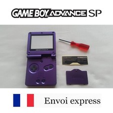 Coque GAME BOY ADVANCE SP Violet Purple NEUF NEW + tournevis - shell case GBA