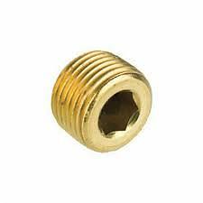 Parker 219P-2 1/8" Counter Sunk Brass Plug