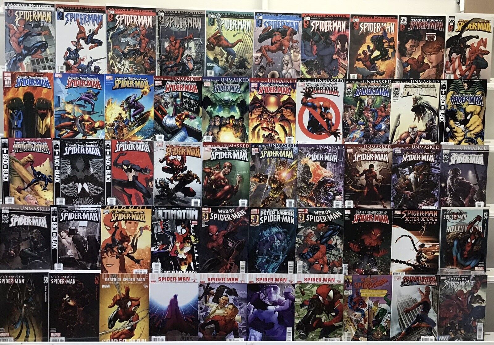 Marvel Comics - Spider-Man - Comic Book Lot Of 50 - More In Bio
