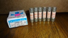 Lot of 6 Shawmut ATM30/35 Fast Acting Fuse Midget 30/35 Amps 600V