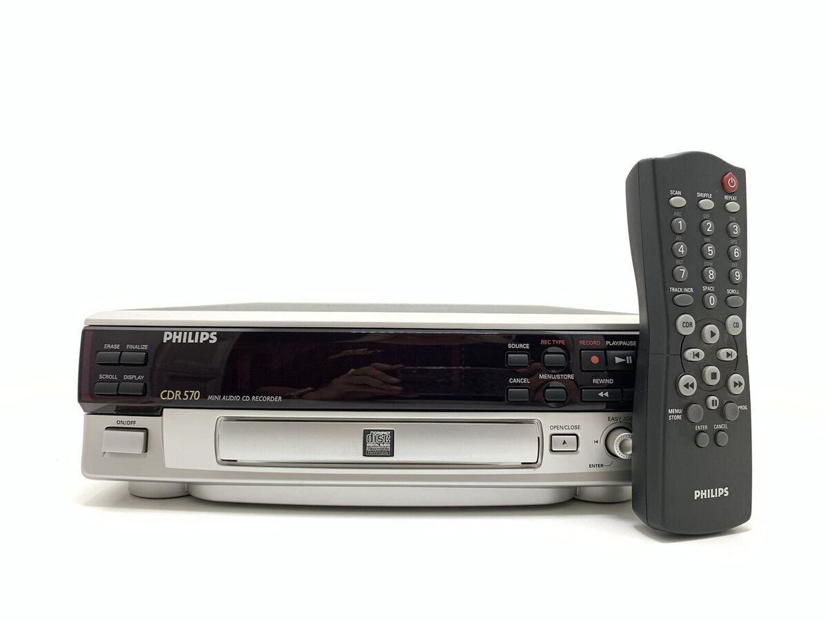 PHILIPS CDR 570 Digital Audio CD RECORDER Compact Disc PHILIPS CDR 570 Digital Audio CD RECORDER Compact Disc