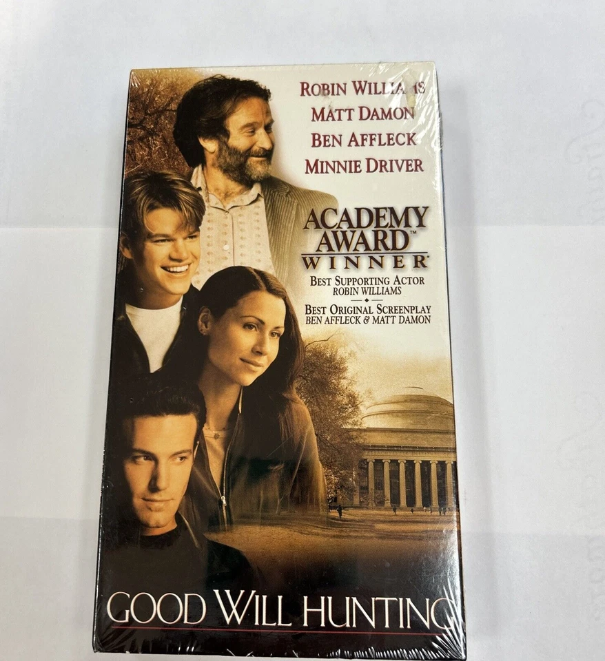 Good Will Hunting VHS 1997 Robin Williams Matt Damon Ben Affleck NEW Sealed - Image 2 of 4