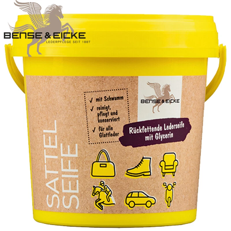 BENSE& EICKE 1000 ml Sattelseife B & E Lederpflege Leder Lederreinigung neu