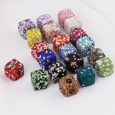 10X Rhinestones Straight Hole Beads Square Loose Beads DIY Bacelet Chain Craft