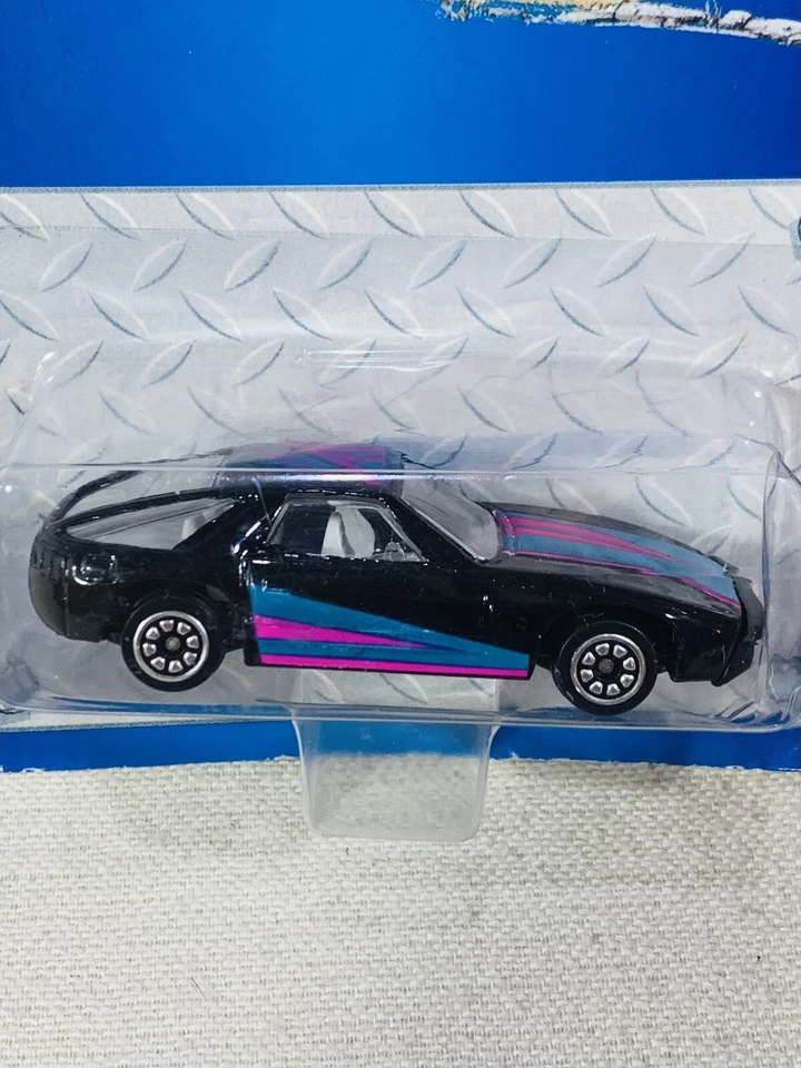 Coche turbo vintage TootsieToy 1992 carrocería dura metal fundido Porsche 911 negro Foto 3 de 3