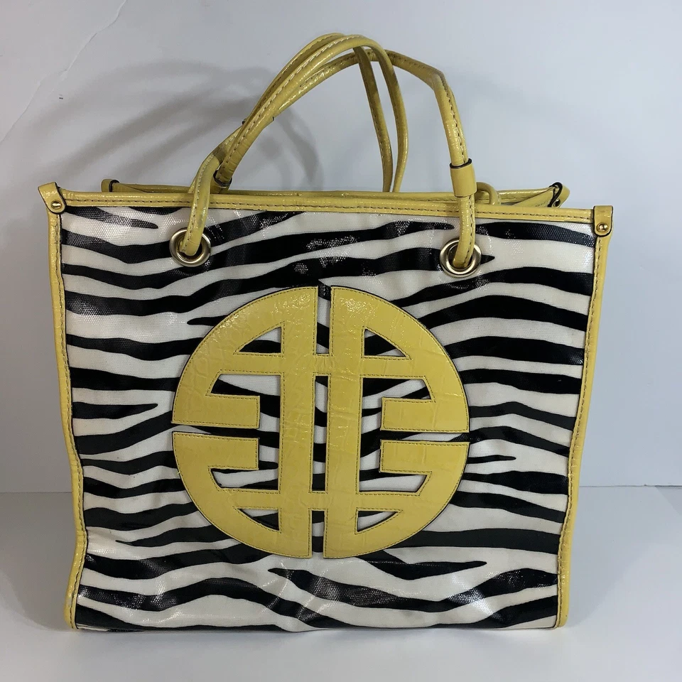 Antonio Melani zebra print tote hand bag