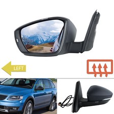 Für Skoda Octavia III 5E3 NL3 NR3 Links Außenspiegel ele beheizt glas + Blinker