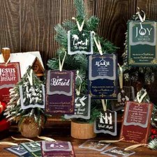 hristmas Hanging Ornaments Bulk Bible Ornament Gift