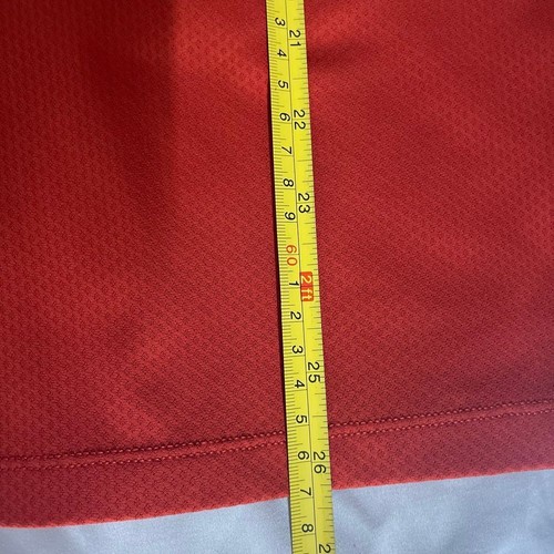 Patagonia T Shirt Mens Short Sleeve orange Breathable performance medium - Picture 7 of 8