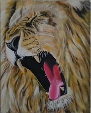24x30 Lion Portrait