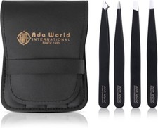 Professional Stainless Steel Tweezer Set