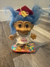 Troll #1 Grad Graduation Skateboard Shirt Pants Blue Hair Russ With Label