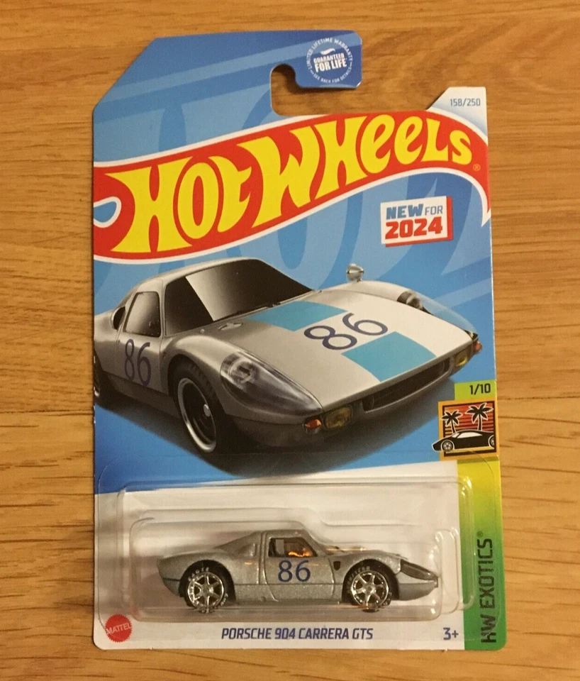 Porsche 904 Carrera GTS 1964 Hot Wheels Custom Super Real Riders cambio de rueda Foto 3 de 4