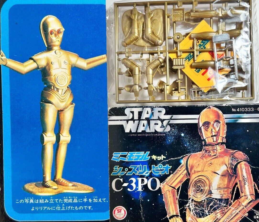 Vintage Japanese TAKARA Model Kit Star Wars C-3PO with Box Vintage Japanese TAKARA Model Kit Star Wars C-3PO with Box